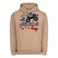 Pigment Burro all american boy  monsterr truck Urban Hoodie - AdoDesignShop