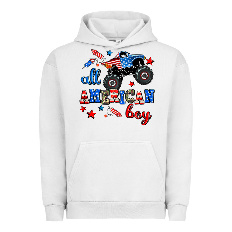All American Boy  Monsterr Truck Urban Hoodie by AdoDesignShop | Teevron
