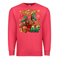 Cardinal festive af christmas black girl children sneakers Premium Sweatshirt - RanaPortraitStore