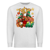 Oatmeal Heather festive af christmas black girl children sneakers Premium Sweatshirt - RanaPortraitStore