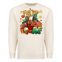 Sandshell festive af christmas black girl children sneakers Premium Sweatshirt - RanaPortraitStore