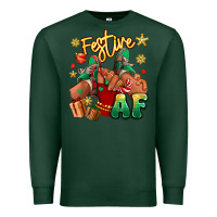 Sports Green festive af christmas black girl children sneakers Premium Sweatshirt - RanaPortraitStore