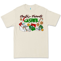 Bone Santa's Favorite Cashier Premium Tee - LillyAllenDesigns