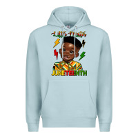 Blue Mist little mister juneteenth Premium Hoodie - HRA Design Shop