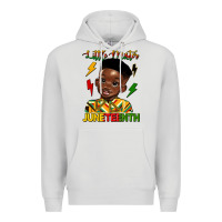 Dove Grey little mister juneteenth Premium Hoodie - HRA Design Shop