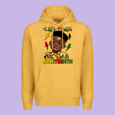 Little Mister Juneteenth Premium Hoodie Designed By Hra Design Shop
