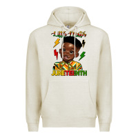 Oatmeal Heather little mister juneteenth Premium Hoodie - HRA Design Shop