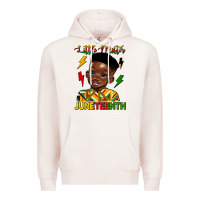 Pale Pink little mister juneteenth Premium Hoodie - HRA Design Shop