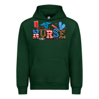 Foreset Green usa nurse Urban Hoodie - AdoDesignShop