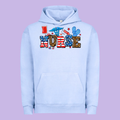 Usa Nurse Urban Hoodie Designed By Adodesignshop