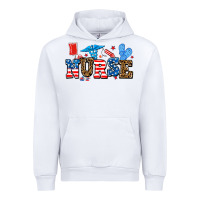 White usa nurse Urban Hoodie - AdoDesignShop