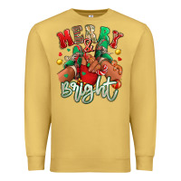 Antique Gold merry and bright black kid sneakers Premium Sweatshirt - RanaPortraitStore