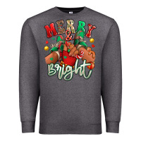Charcoal Heather merry and bright black kid sneakers Premium Sweatshirt - RanaPortraitStore