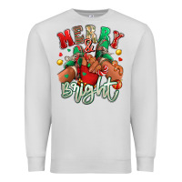 Dove Grey merry and bright black kid sneakers Premium Sweatshirt - RanaPortraitStore