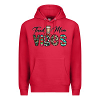 Cardinal tired mom vibes Premium Hoodie - CowhideDigitalArt