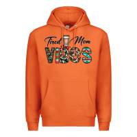 Carrot tired mom vibes Premium Hoodie - CowhideDigitalArt