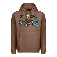 Chestnut tired mom vibes Premium Hoodie - CowhideDigitalArt