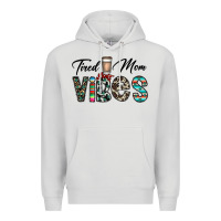 Dove Grey tired mom vibes Premium Hoodie - CowhideDigitalArt