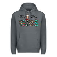 Rock tired mom vibes Premium Hoodie - CowhideDigitalArt