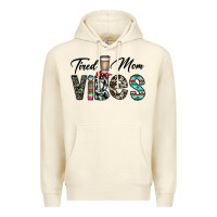 Sandshell tired mom vibes Premium Hoodie - CowhideDigitalArt