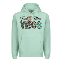 Seafoam tired mom vibes Premium Hoodie - CowhideDigitalArt