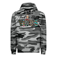 Slate Camo tired mom vibes Premium Hoodie - CowhideDigitalArt