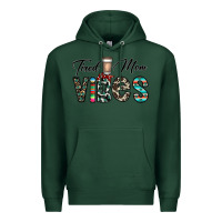 Sports Green tired mom vibes Premium Hoodie - CowhideDigitalArt