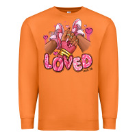 Carrot loved valentine's day afro girl sneakers Premium Sweatshirt - RanaPortraitStore