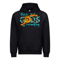 Black this is gods country sunflower Urban Hoodie - AdoDesignShop