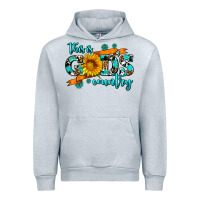 Heather Grey this is gods country sunflower Urban Hoodie - AdoDesignShop