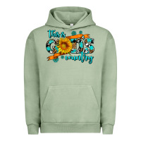 Pigment Oil Green this is gods country sunflower Urban Hoodie - AdoDesignShop