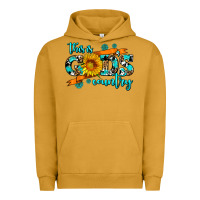 Pigment Peanut Butter this is gods country sunflower Urban Hoodie - AdoDesignShop