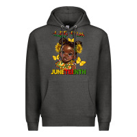 Charcoal Heather little miss juneteenth Premium Hoodie - HRA Design Shop