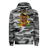 Slate Camo little miss juneteenth Premium Hoodie - HRA Design Shop