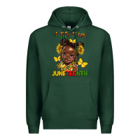 Sports Green little miss juneteenth Premium Hoodie - HRA Design Shop