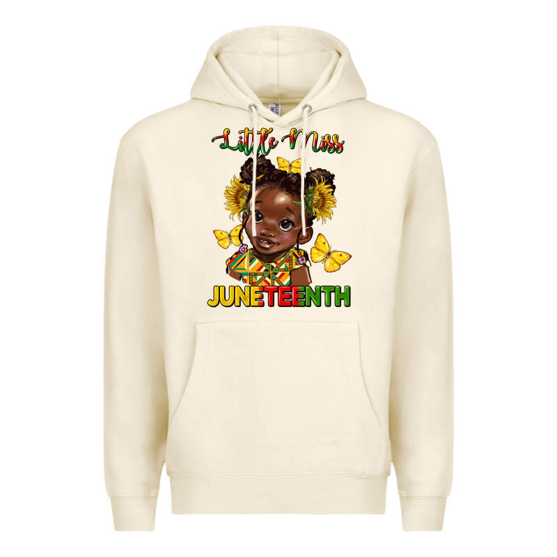 Little Miss Juneteenth Premium Hoodie by HRA Design Shop | Teevron