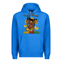 True Royal little miss juneteenth Premium Hoodie - HRA Design Shop
