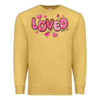 Antique Gold loved valentines day Premium Sweatshirt - RanaPortraitStore