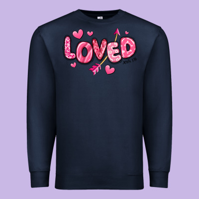 Premium Sweatshirt loved valentines day