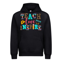 Black teach love inspire Urban Hoodie - AdoDesignShop
