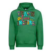 Emerald teach love inspire Urban Hoodie - AdoDesignShop