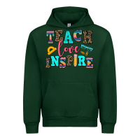 Forest Green teach love inspire Urban Hoodie - AdoDesignShop