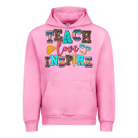 Fuchsia Pink teach love inspire Urban Hoodie - AdoDesignShop
