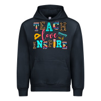 Navy teach love inspire Urban Hoodie - AdoDesignShop