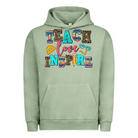 Pigment Oil Green teach love inspire Urban Hoodie - AdoDesignShop
