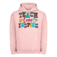 Pigment Salmon teach love inspire Urban Hoodie - AdoDesignShop