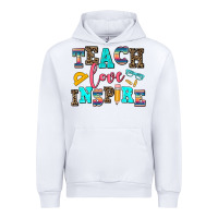 White teach love inspire Urban Hoodie - AdoDesignShop