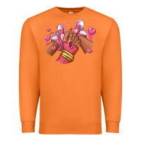 Carrot valentines day afro girl sneakers Premium Sweatshirt - RanaPortraitStore