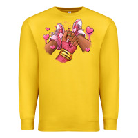 Lemon valentines day afro girl sneakers Premium Sweatshirt - RanaPortraitStore