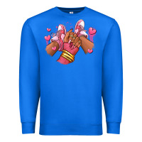 True Royal valentines day afro girl sneakers Premium Sweatshirt - RanaPortraitStore